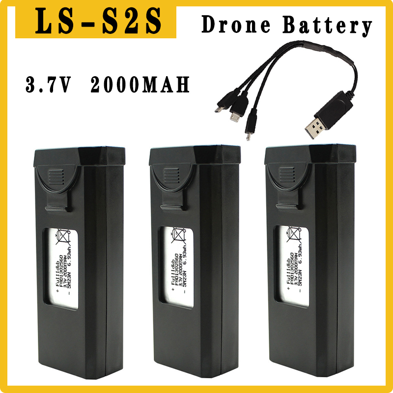 Eachine Drone E58 - Batterie originale pour Drones S2S, 3.7V,