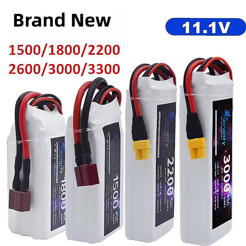 Drone Battery Connector - Batterie LiPo 11.1V 3S 1500mah 1800mAh