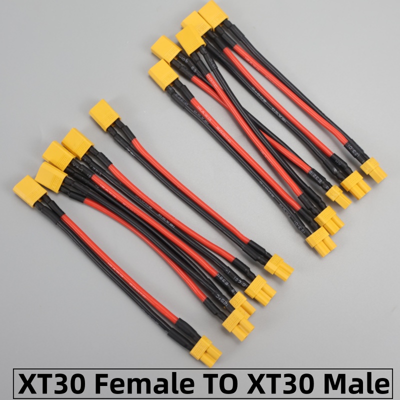 Drone Battery Plate - Câble d'alimentation XT30 mâle-femelle 16AWG, fil