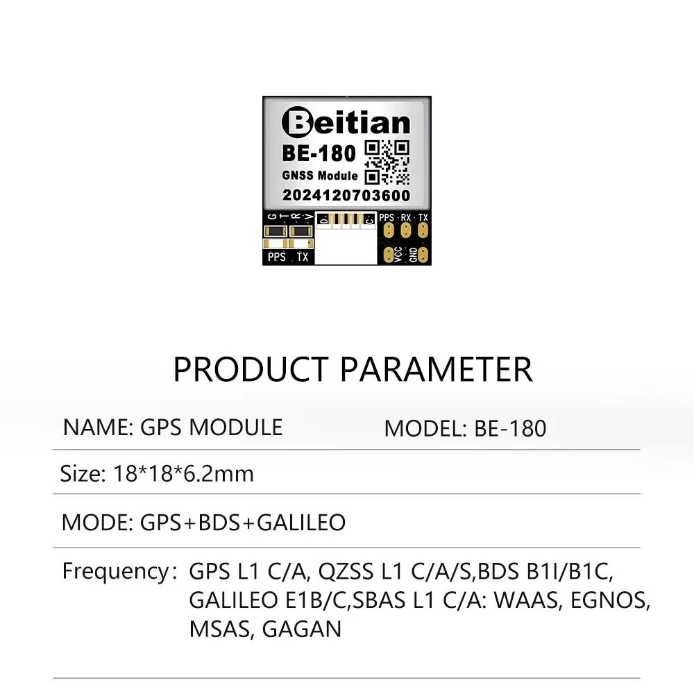 Module GPS Beitian BE-180 BE-2 - Drone Battery Plate avis et prix