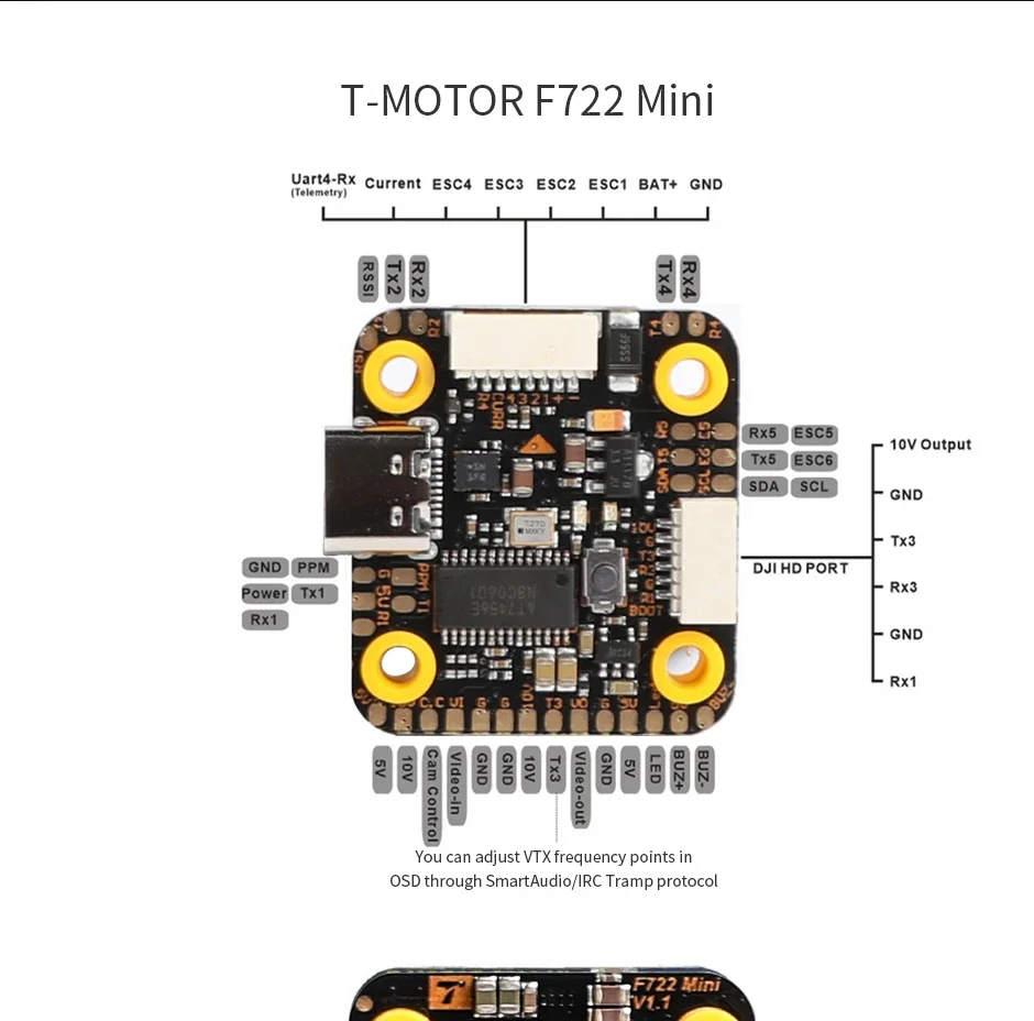 T-Motor MINI F7 FC & F45A Comb - Betaflight Fc F7 avis et prix