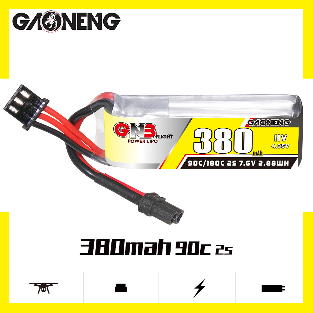 Batterie Lipo GNB 2S 7.6V 380m - Drone Battery Plate avis et prix